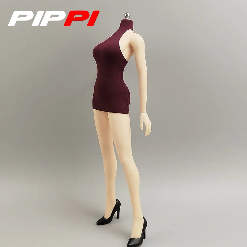 1/6 Bilancia Sexy Collo Alto Backless Gonna Corta Vestiti Eleganti Accessorio Modello Misura 12 ''BJD Soldato Action Figure Corpo