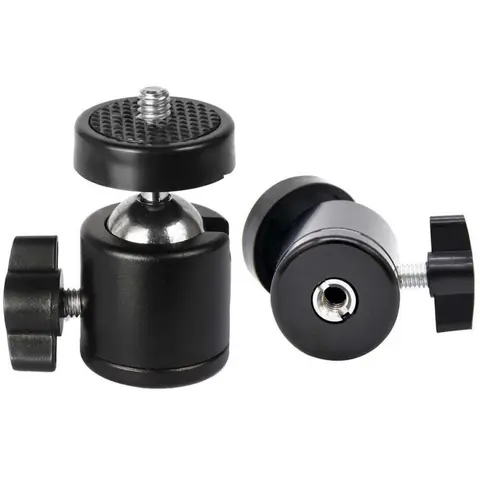 범용 미니 볼 헤드 삼각대, 볼 헤드, 1/4 인치 나사 어댑터, 디지털 카메라 DSLR 라이브 스트림 조명 삼각대 액세서리