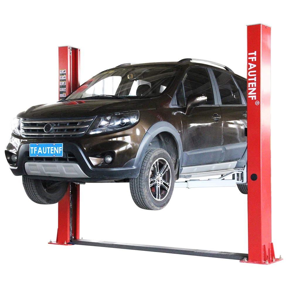 TFAUTENF TF-B40 hydraulic 2 post car lift with 8818 lb lifting capacity for car repair and car maintenance