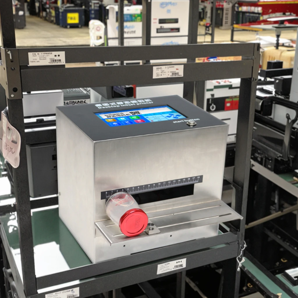 

All-in-One Industrial Printer Durable Coding System For Packaging Tags Chemical Lids & Boxes With Dynamic QR Capability