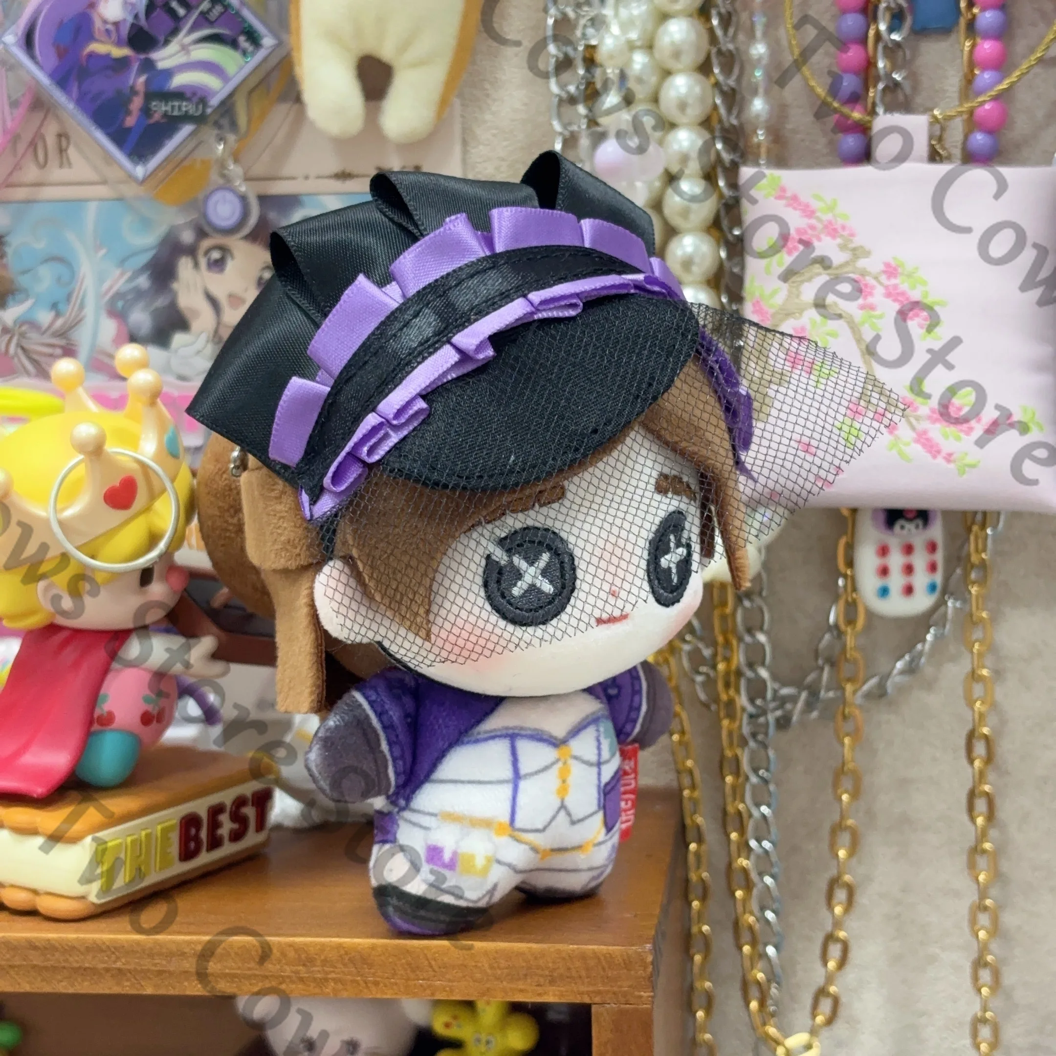 Identity V colleghi Profumatore elemento quadratico ambito prelibatezza 10 cm Figura stampata Ciondolo bambola in cotone Regalo di compleanno