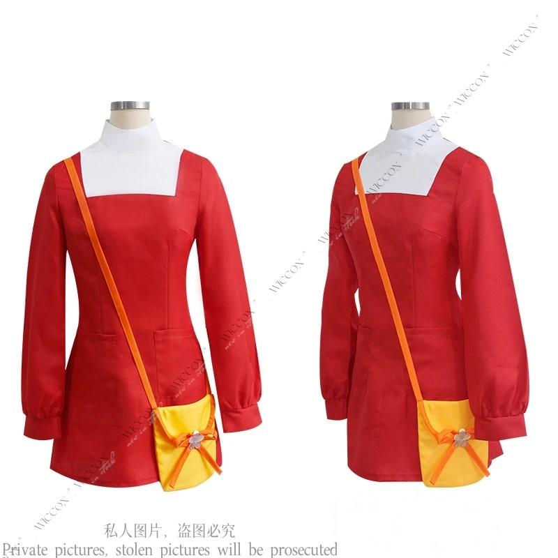 Anya Forger spy Anime Cosplay Costume parrucca rosa famiglia donne uniforme vestito cappello vestito Halloween carnevale Roleplay Costume rosso