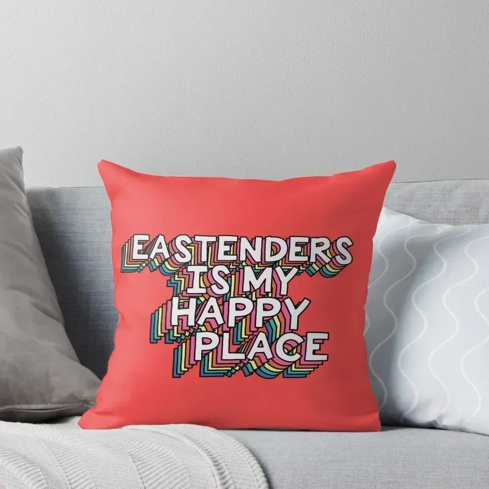 

Eastenders is my Happy Place Throw Pillow Plaid Sofa Christmas Pillowcase pillow