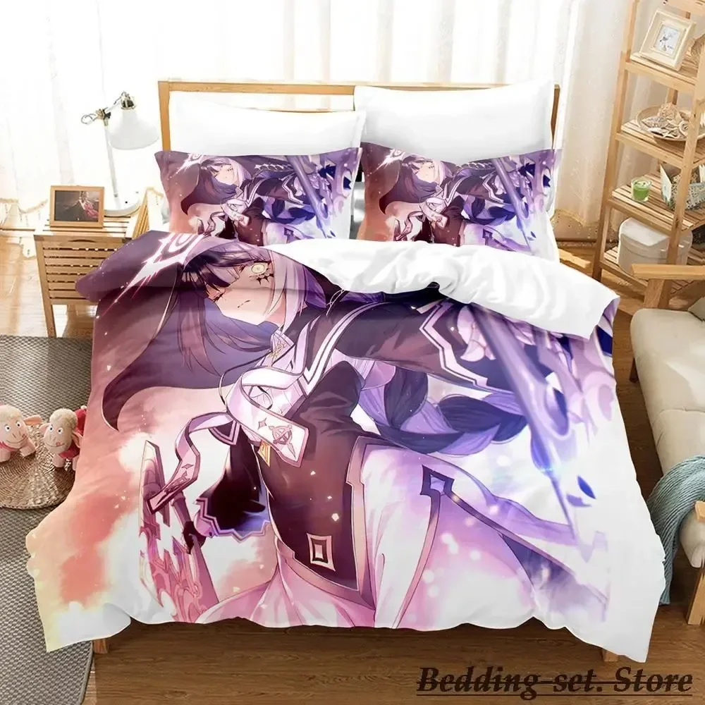 2023 Tattoo Nun Bedding Set Single Twin Full Queen King Size Bed Set Aldult Kid Bedroom Duvetcover Sets Anime parure de lit Bed 4