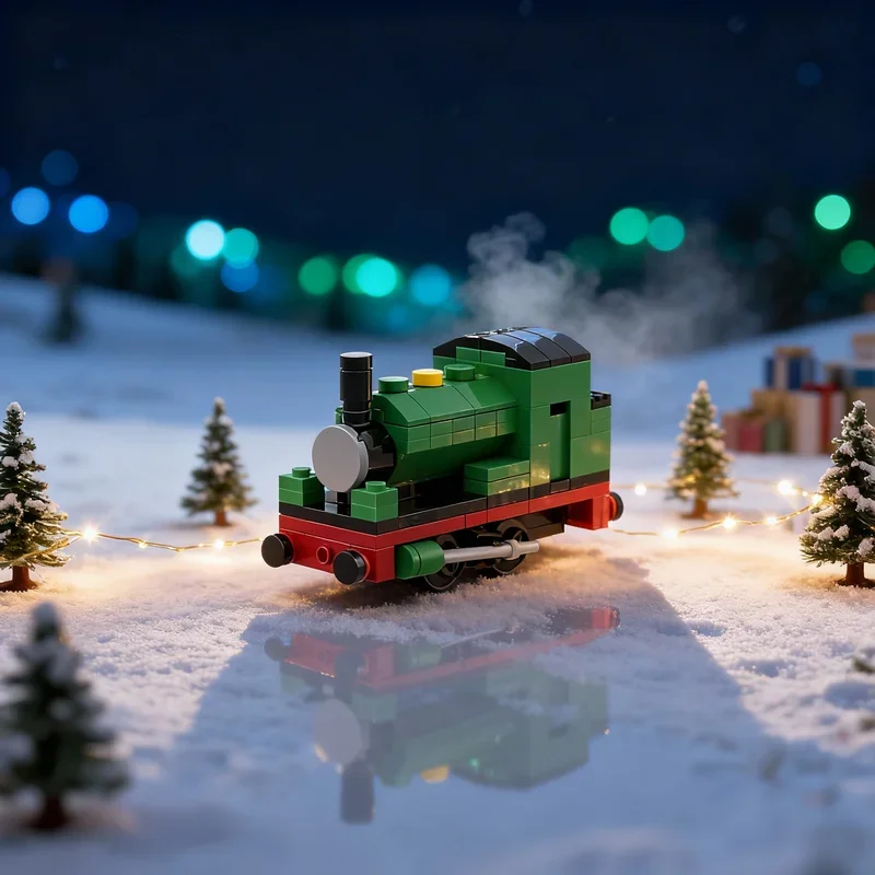

148pcs MOC RWS Percy Train Model Building Blocks Construction Toys DIY festival Gifts Assemble Education Brick Creative Idea