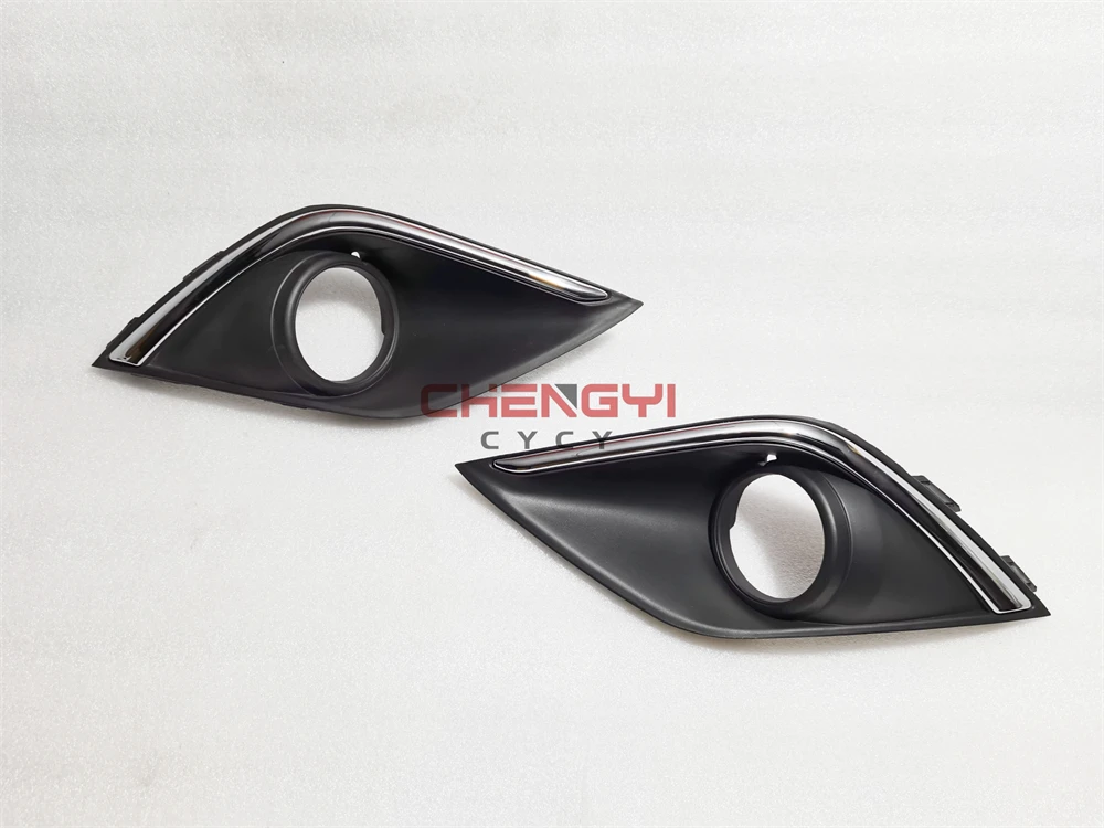 Chrome Plating Of Front Fog Lamp Cover Frame For Mitsubishi Outlander GF7W GF8W 6400J447 6400J448 6400H593 6400H594