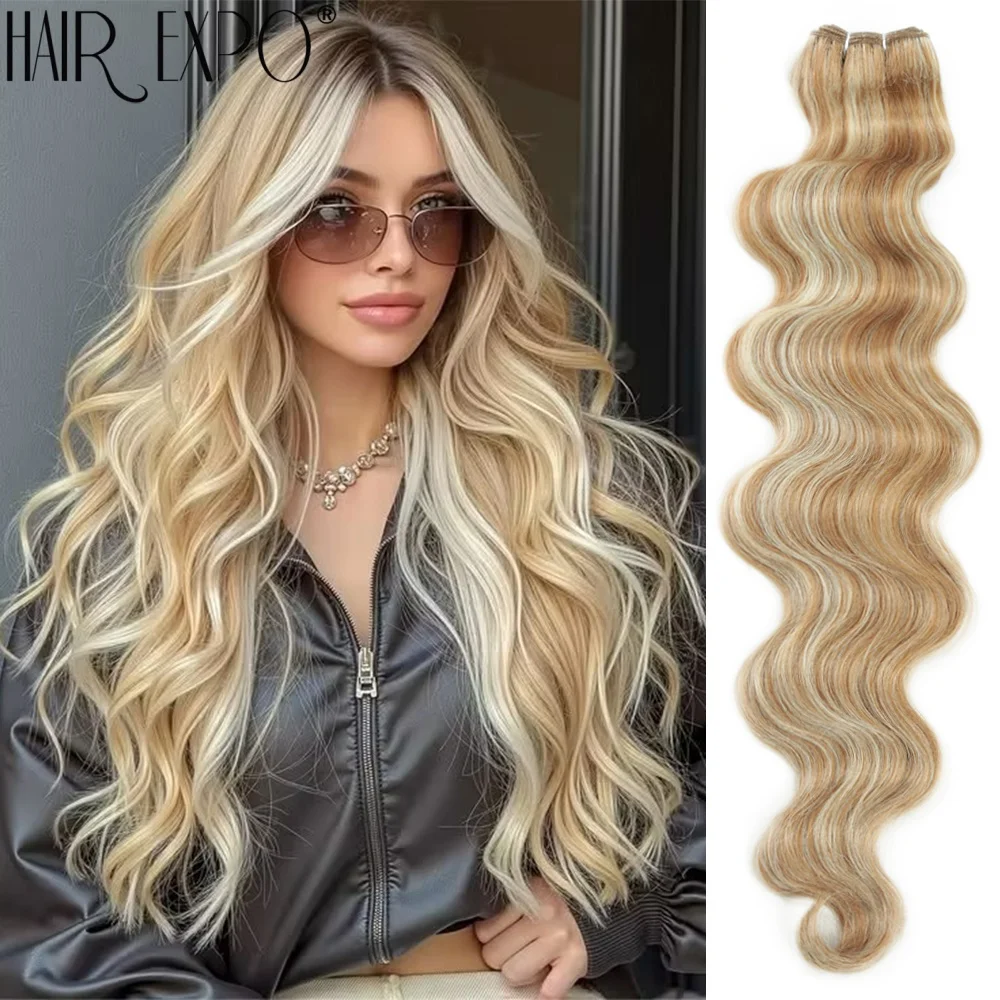 cabelo-sintetico-bio-body-wave-24-polegadas-loiro-piano-natural-extensoes-de-cabelo-ombre-rabo-de-cavalo-grosso-trama-solta-profunda