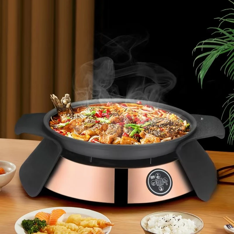 No modern metal soup pots and soup bottom pots, the inner surface is not sticky, and can be cleaned in the dishwasher.
