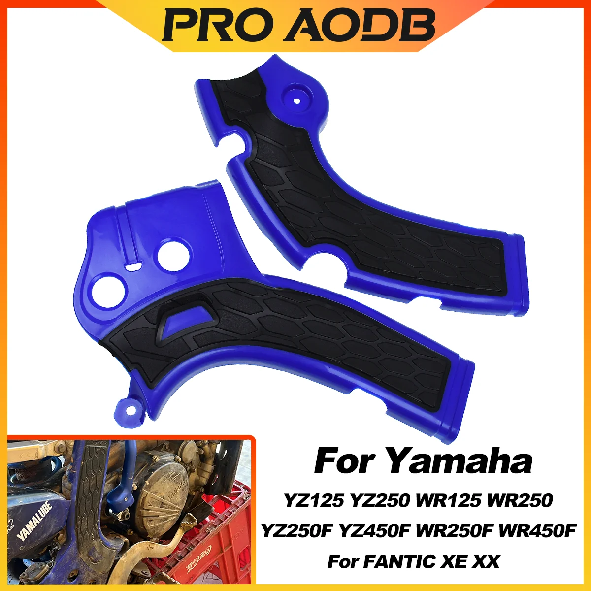Motorrad-Rahmenabdeckung und Karosserieschutz für Yamaha YZ125 YZ250 YZ250F YZ450F WR250F WR450F YYZ250X 2006-2025 Zubehör
