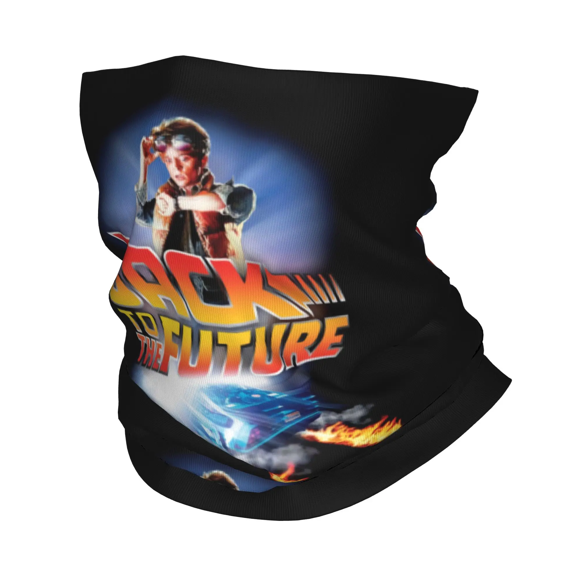 Back To The Future Bandana Neck Gaiter Hunting Women Wrap Scarf Science Fiction Comedy Tv Movie Headband Warmer Face Scarf Cover