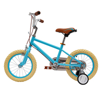 Children's Bike, 14-Inch Bicycle with Adjustable Seat and Handlebar, Dual Brakes, Stable Training Wheels, Ideal for Kids