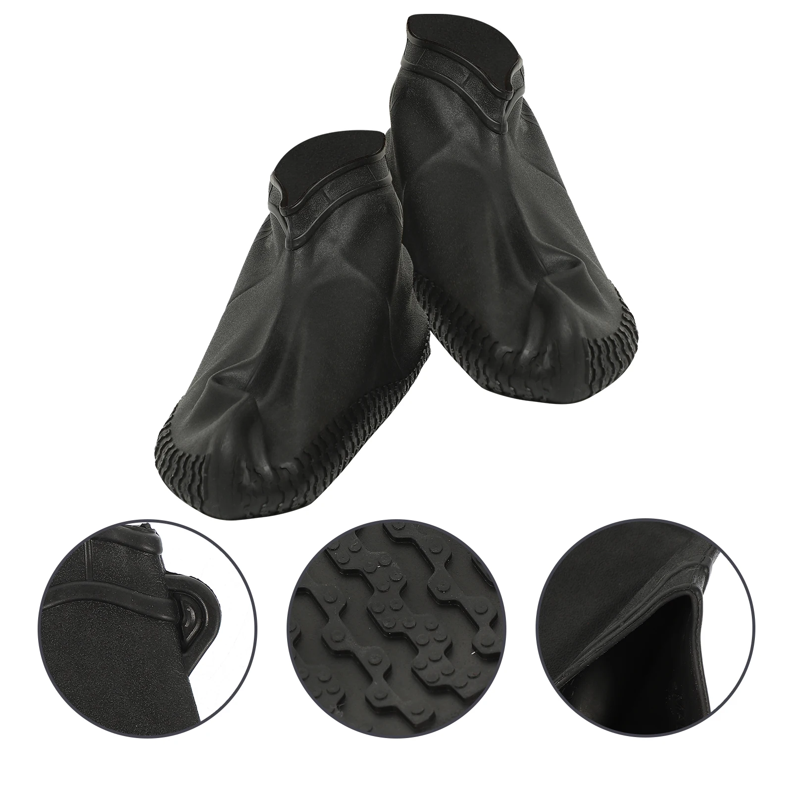 

Waterproof Shoe Cover Covers for Indoors Reusable Rain Shoes Silicone Case Boot