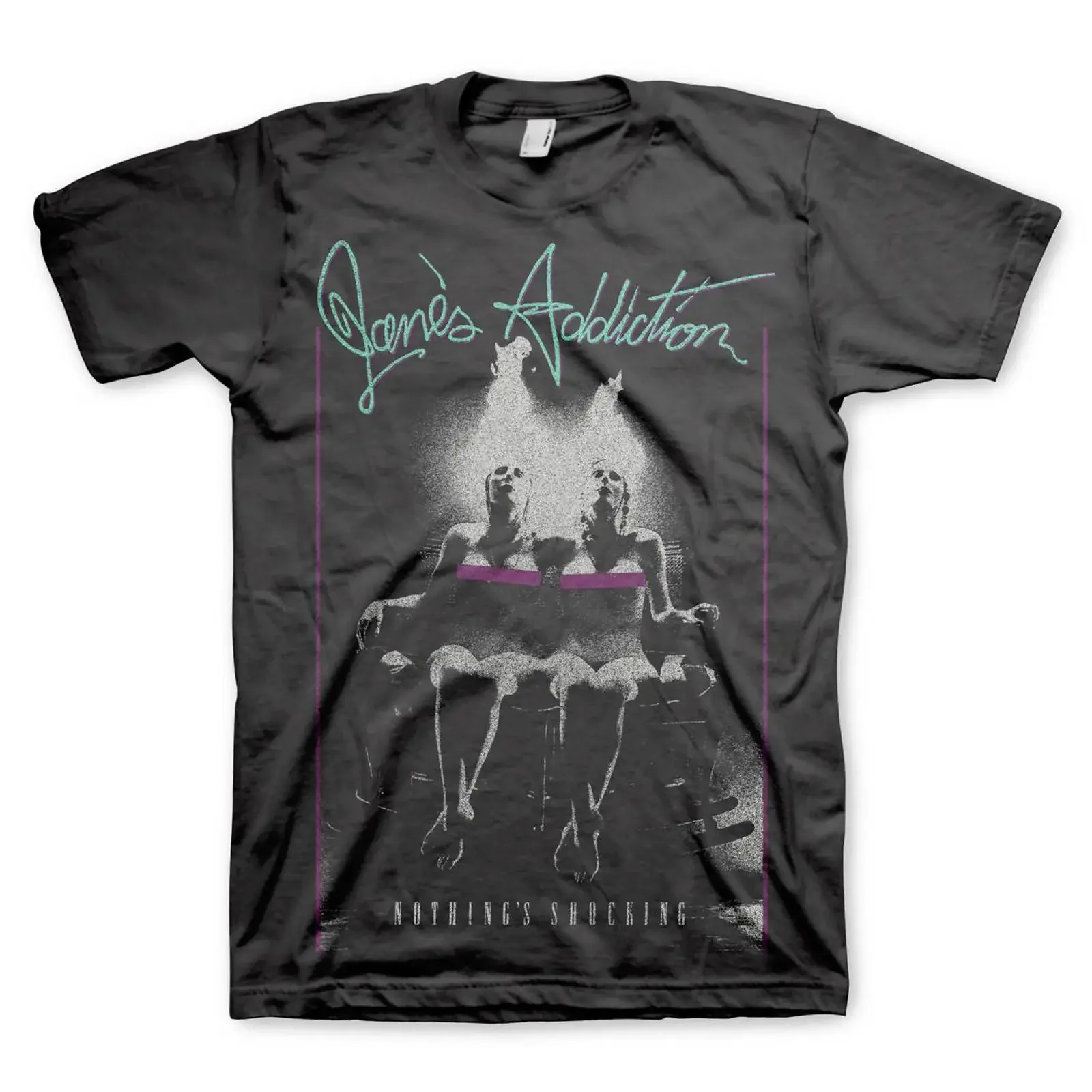 Jane amp 39 s Addiction Nothing Shocking T Shirt vintage Washed fashion Soft designer clothes Unisex Versatile Comfortable