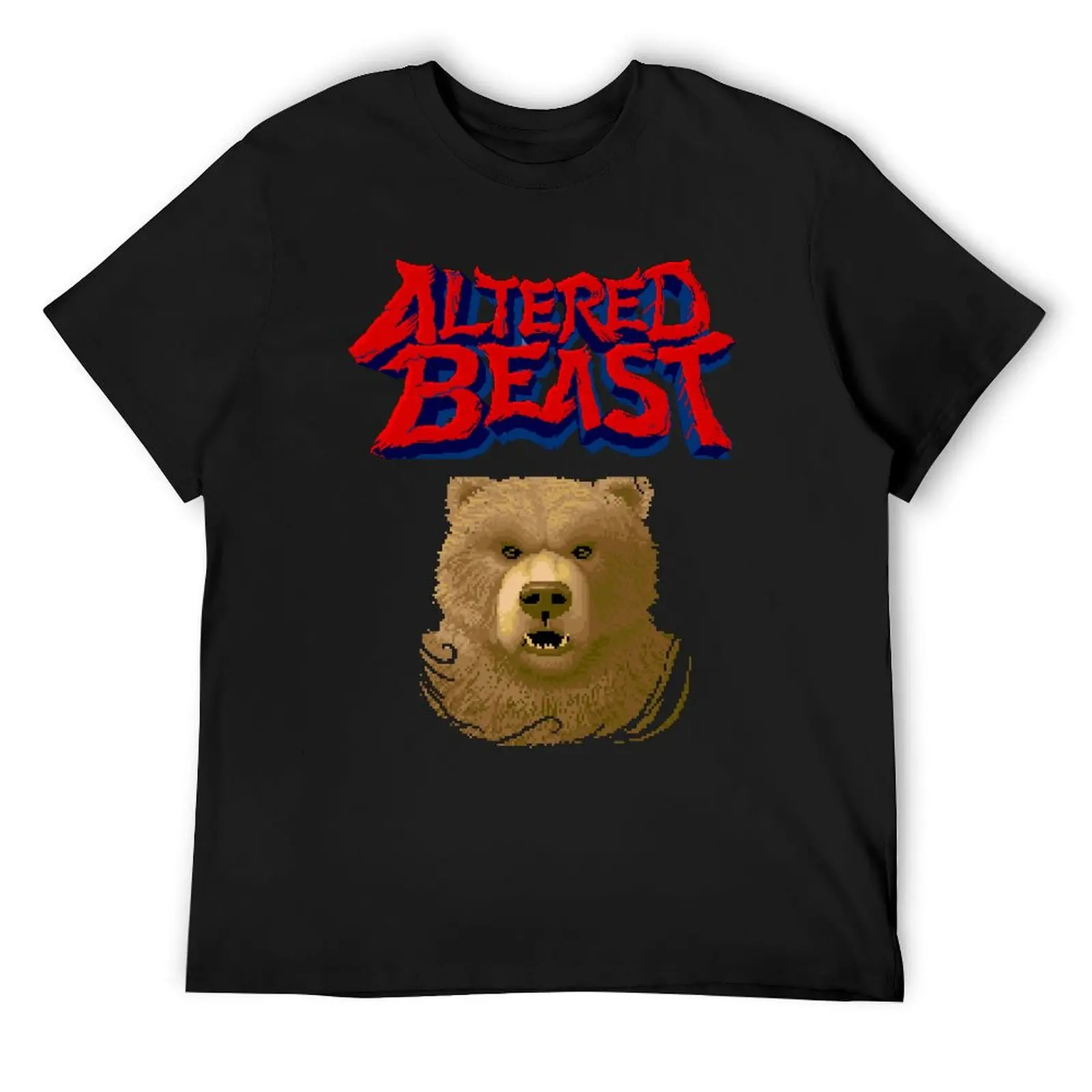 Altered Beast Bear T-Shirt cute tops custom t shirt blue archive tops cotton t shirt men