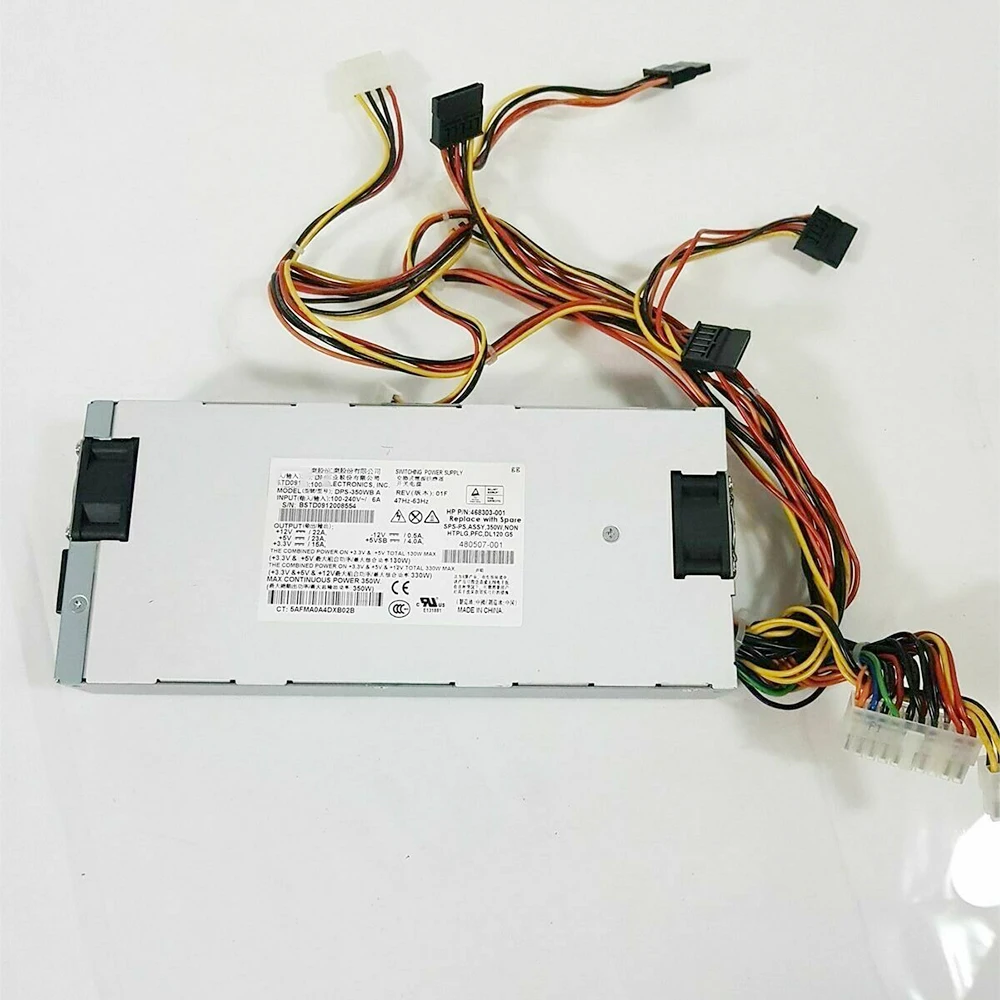 

DPS-350WB A For HP DL120G5 Server Power Supply 468303-001 480507-001 350W