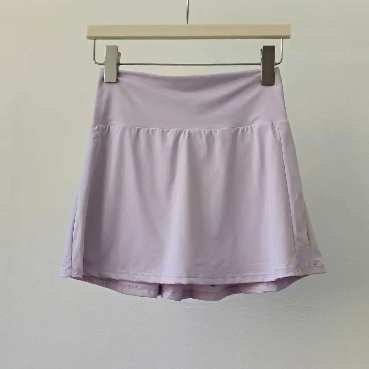 Hochtaillierter, plissierter Anti-Exposure-Rock für Damen, Sport-, Fitness-, Yoga-, Tennis-, Lauf- und Trainingsrock mit integrierter Hose für den Sommer. – Detail 4