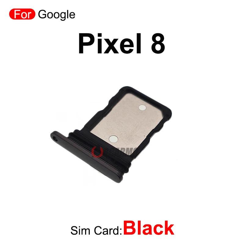 Slot para cartão SIM preto para google pixel 8 e 8pro, bandeja sim, peças de reposição