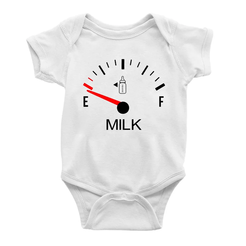 High Quality Minimalist Print Baby Onesie Creativity Milk Printed Newborn Clothes 0-24 Infant Jumpsuit Romper