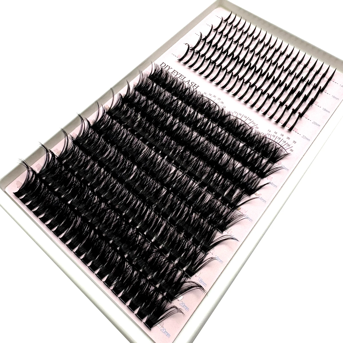 Nieuwe 80D 100D Lash Clusters Manga Valse Wimper Pop Ogen Natuurlijke Wimper Cosplay 3D Spiky Piekerige Dikke Nertsen Nep Wimpers make-up