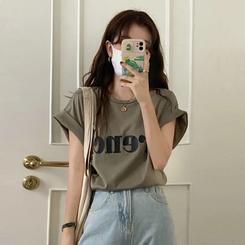 

Retro Short Sleeved T-Shirt, Summer New Style, Internet Celebrity Design, Niche, Loose, Chic, Trendy Top