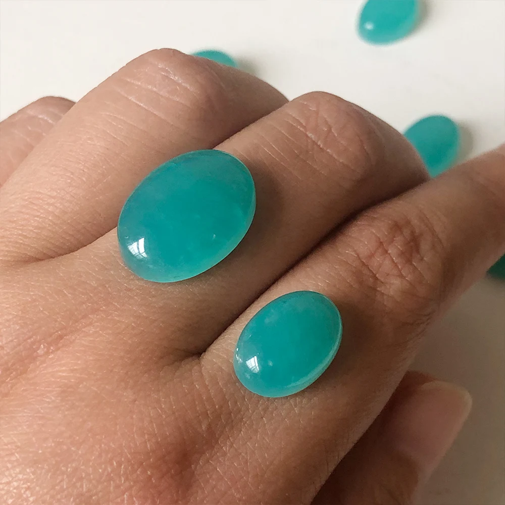 1pc Natural Stone Amazonite Quartz Crystal Oval Shape Crystals Stones Gemstones Minerals Home Decoration DIY Accessories Gift