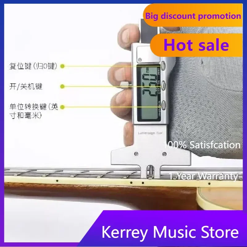 

Guitar Digital Display Chord Distance Measurement Dial - Accurate Height Measurement Tool for Guitarists