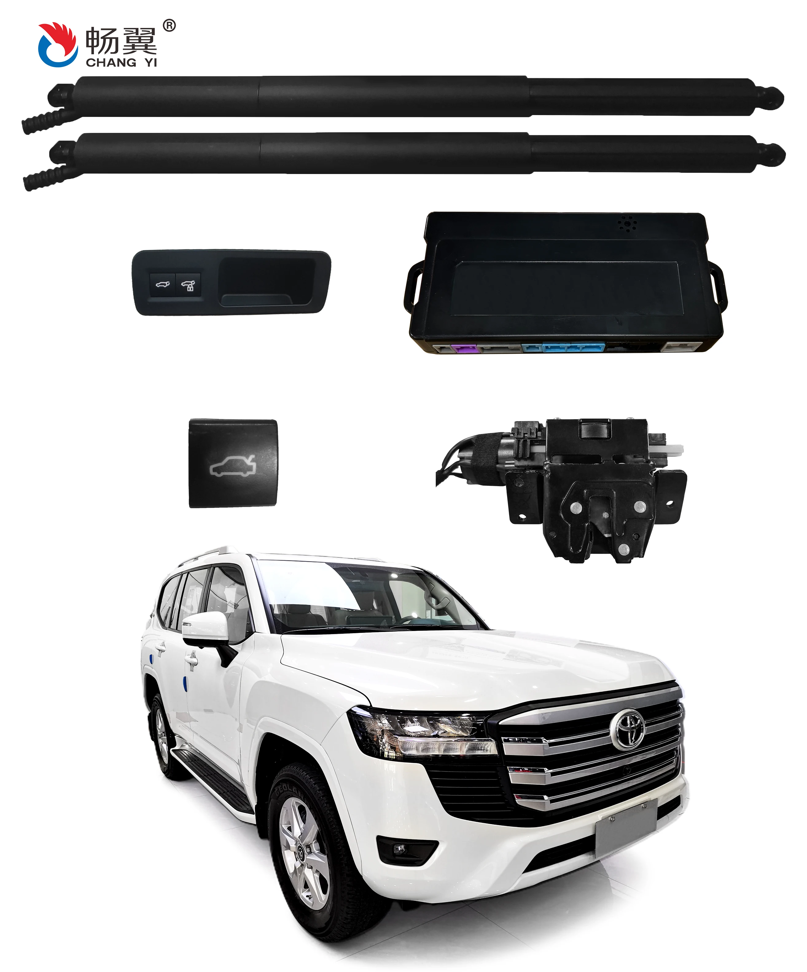 

Automobile Accessories Car Power Lift Tailgate For Toyota Land Cruiser LC300 2021+Power Tailgate Kick Sensor Tail Gate Lift