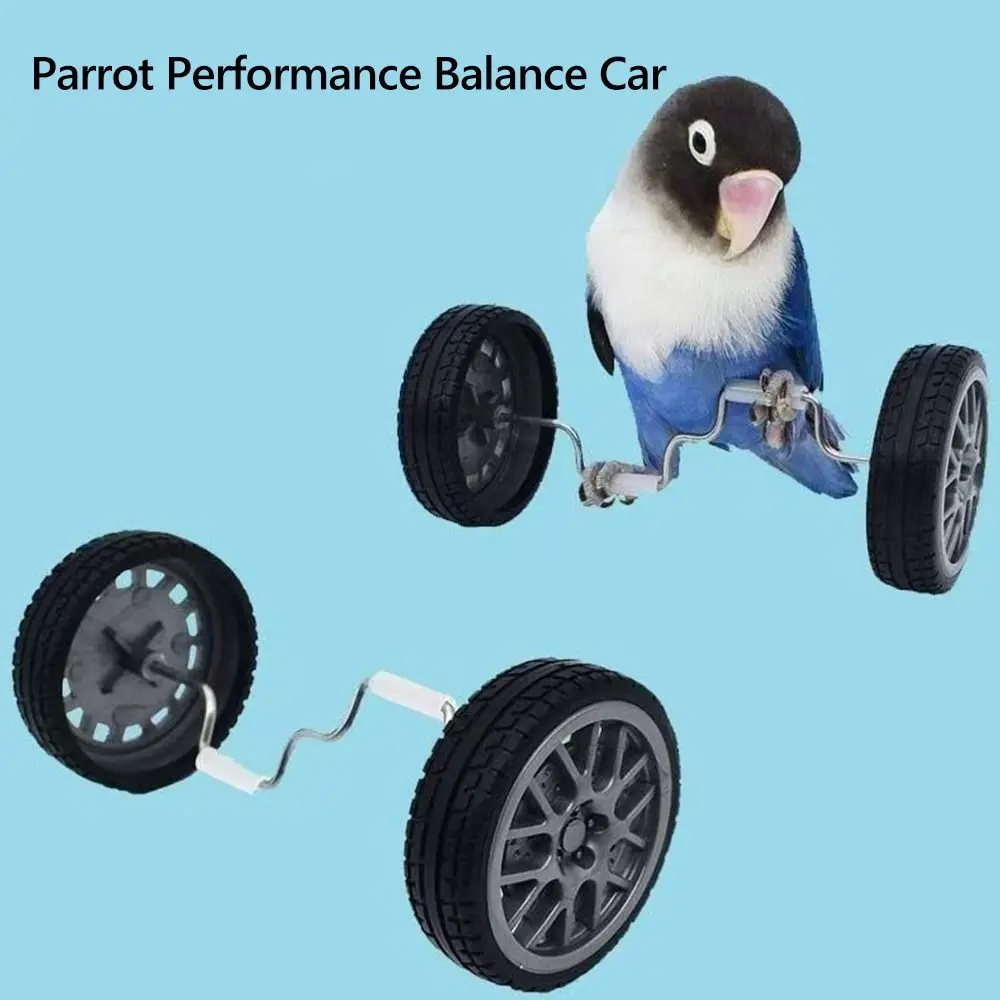 Multifunktionales Plastik-Papageien-Balance-Bike Leichtes Vogel-Trainingsfahrrad Intelligenzförderung für Kleine und Mittlere Vögel – Detail 4