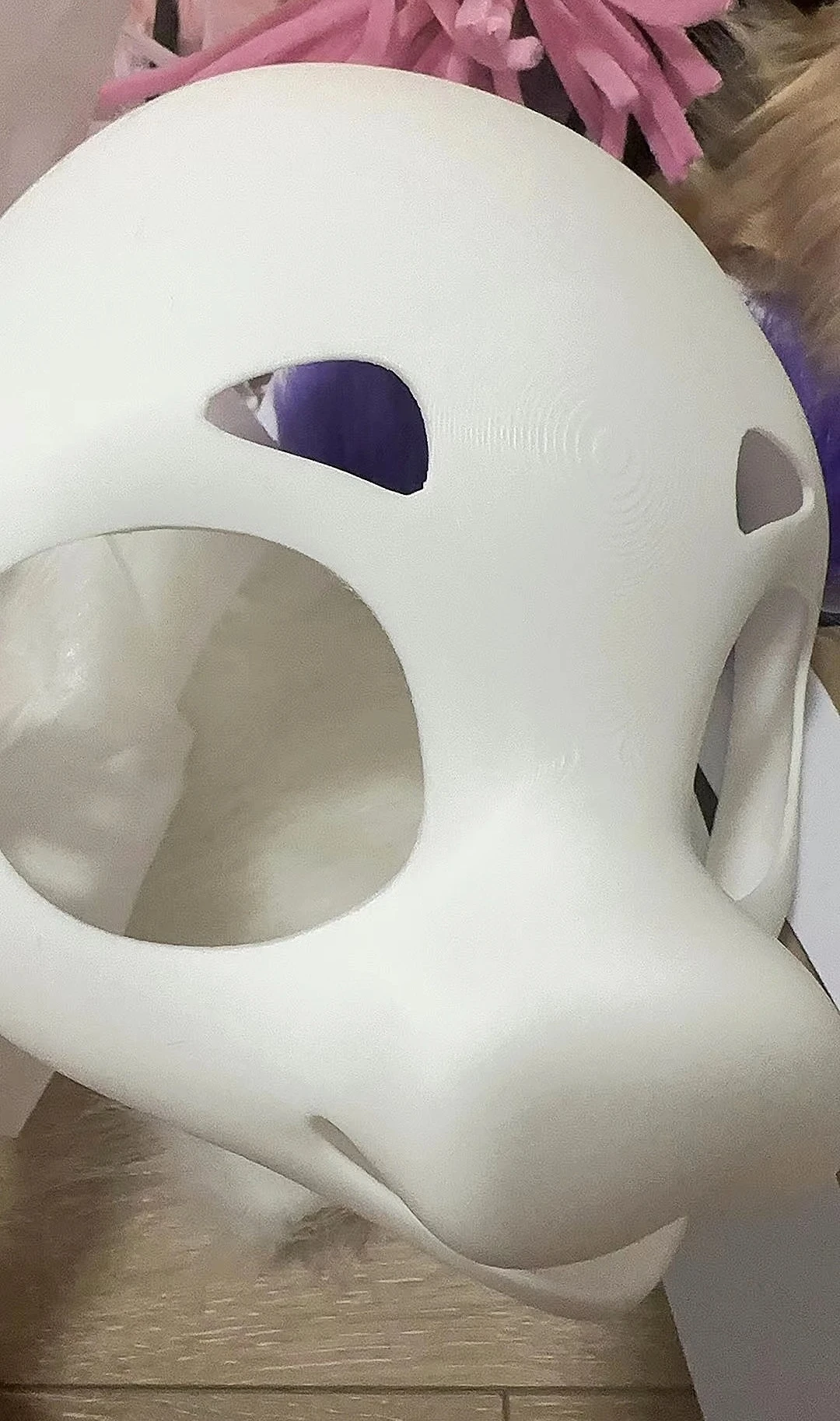 Kigurumi Basismaske Material Pla Short Snout 3D-Druck Semi Realistischer Tieranzug Totenkopf Cosplay Kostümzubehör