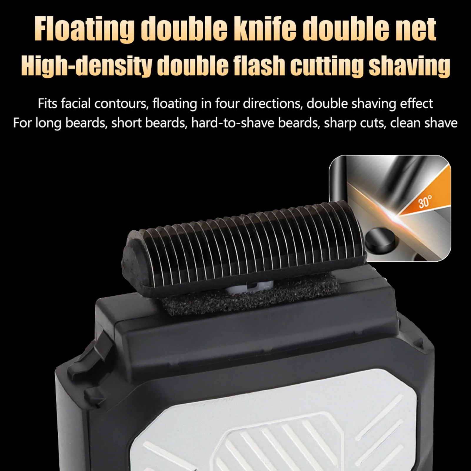 Портативная карманная бритва для мужчин, перезаряжаемый электрический триммер для бороды, салон, профессиональная бритва для ухода за бородой, машина для резки бороды