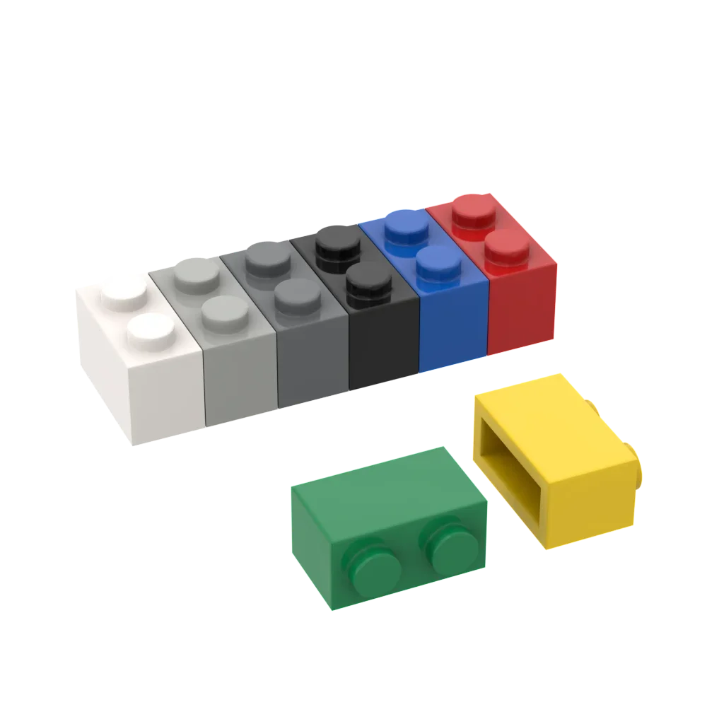 

10Pcs MOC Parts 3065 Brick 1 x 2 Compatible Bricks DIY Assmble Building Blocks Particle Kid Puzzle Brain Toy Gift