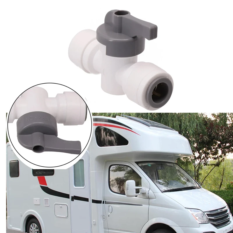 1 قطعة متنقل 12 مللي متر الكرة صمام لجون ضيف 12 مللي متر دفع صالح صمام اغلاق StopTap قافلة قارب Campervan اكسسوارات RV أجزاء #1