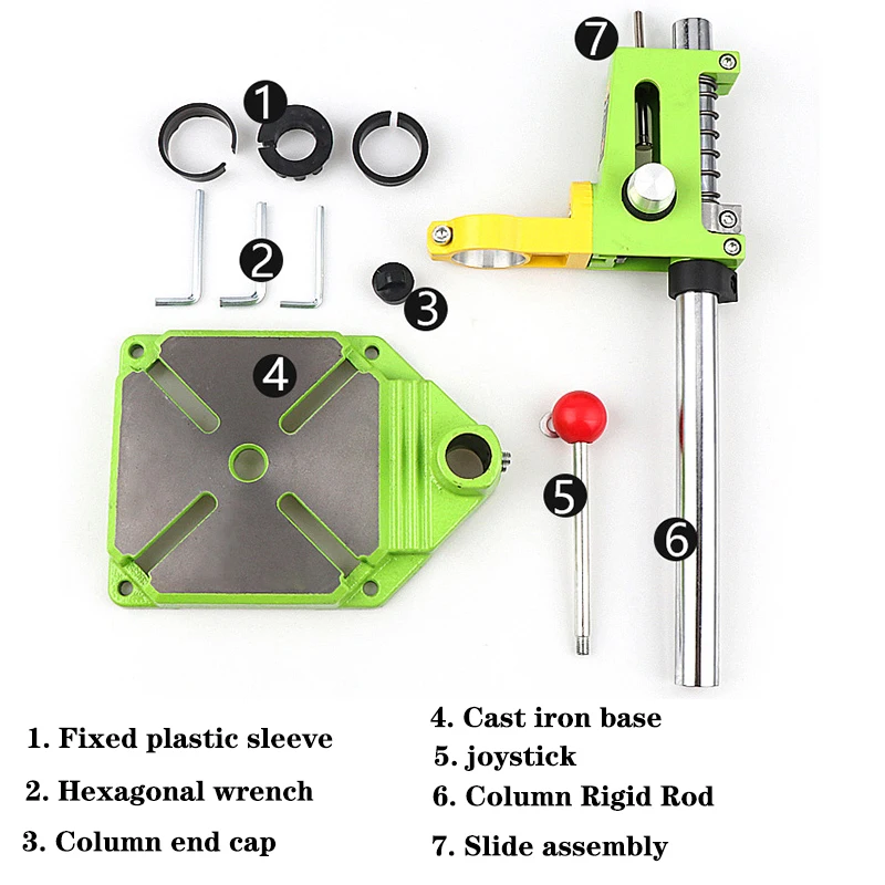 Electric Power Bench Drill Stand Single-Head  Base Frame Drill Holder Power Grinder Accessories For Woodwork Rotary Tool