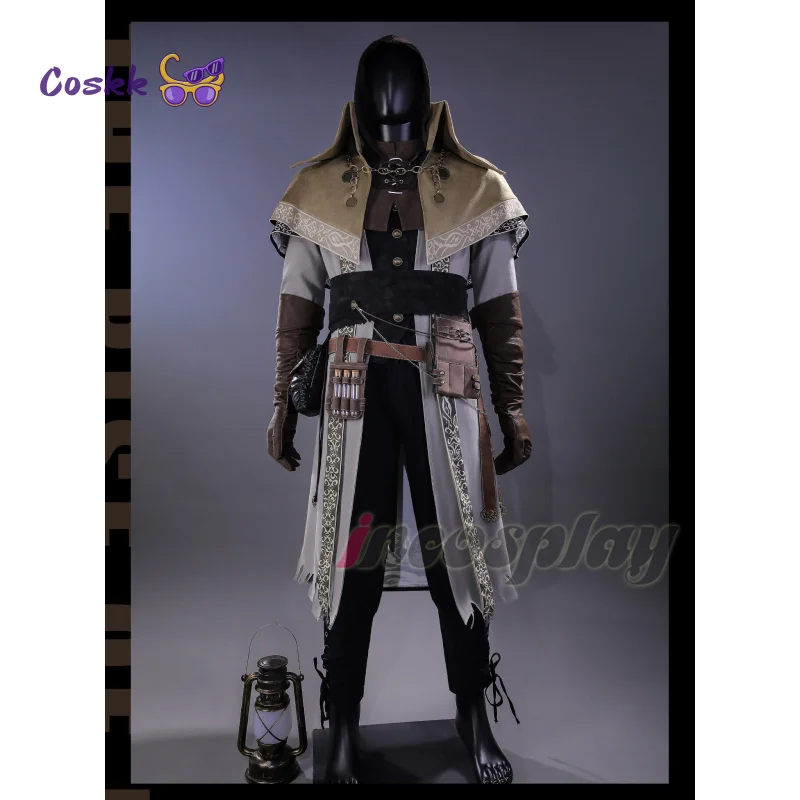 

Game Bloodborne New Cosplay Gravekeeper Costume Fantasy Uniform Halloween Carnival Christmas Party PlayRole Women Men Clothes