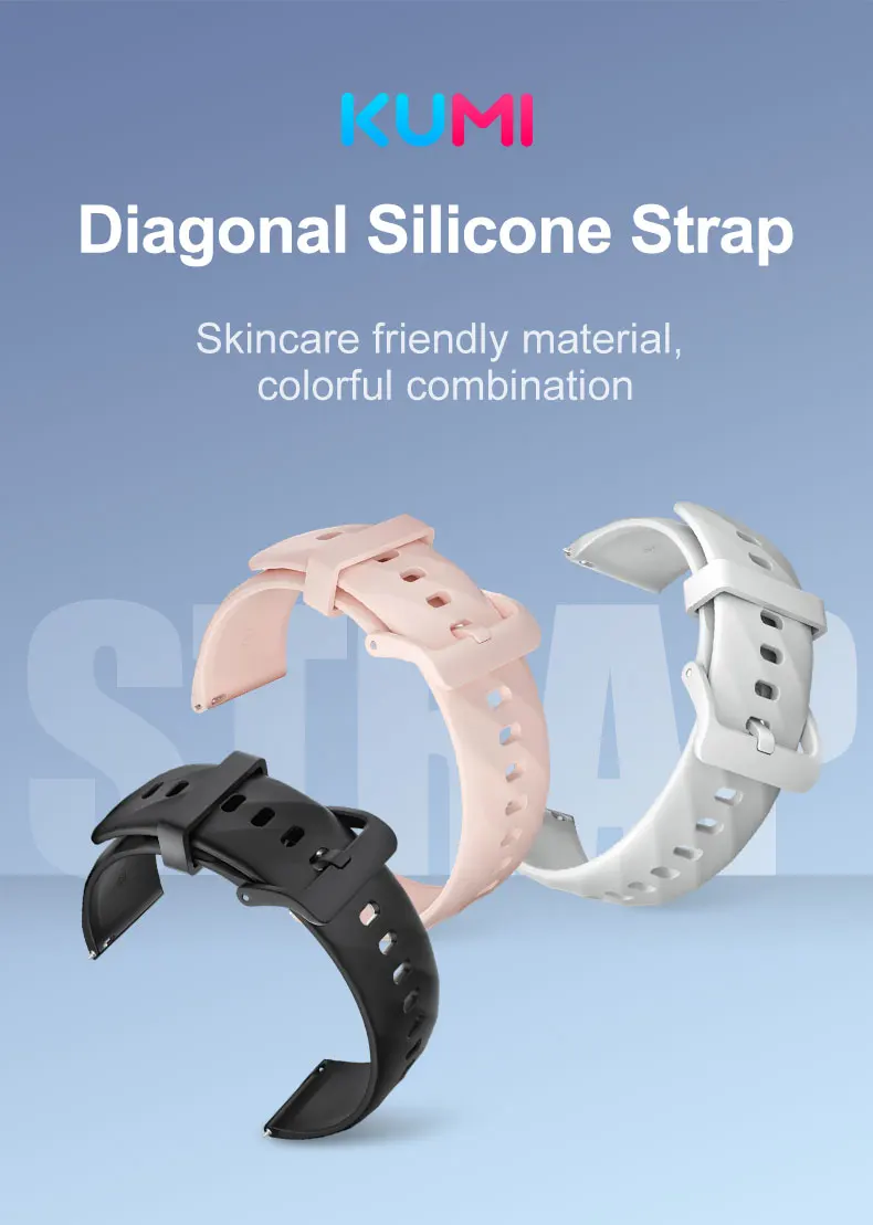 Gelang jam tangan cerdas untuk KUMI GW5 & GW3 Pro & GW5 Pro & KU6 Meta & KU3S & KU7