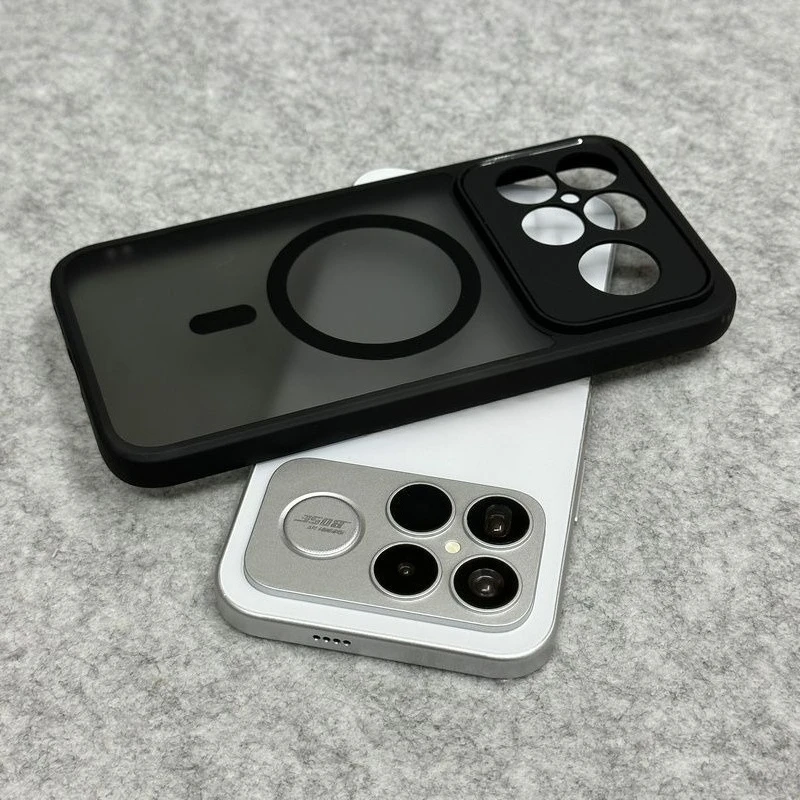 حافظة لهاتف POCO F8 Pro غطاء حماية عدسة أكريليك فاخر مغناطيسي متجمد لهاتف POCO F 8 Pro Ultra مقاوم للصدمات Funda