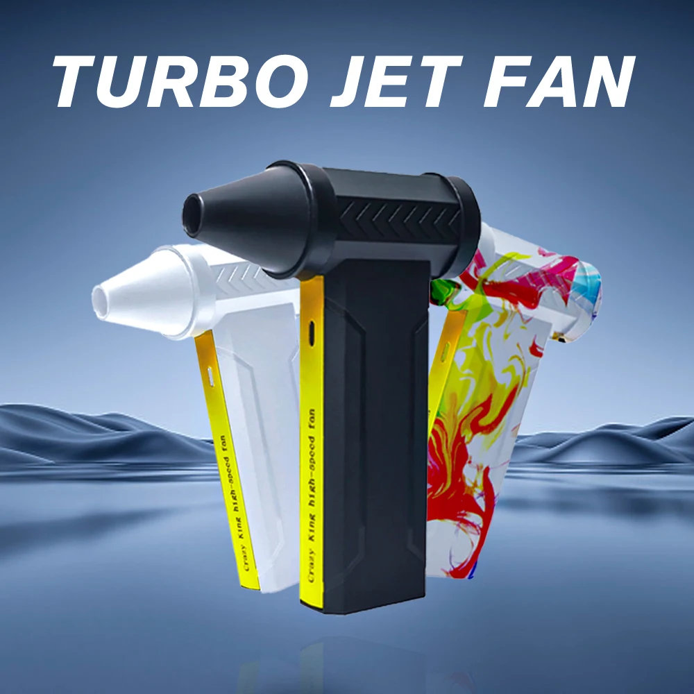 160000 RPM Brushless Motor Electric Turbo Jet Fan High-Speed Turbo Violent Fan USB Rechargeable Powerful Dust Blower 10000mAh