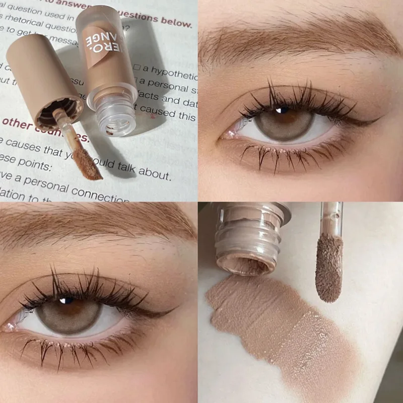 Nude Brown Liquid Eyeshadow Stick Matte Natural Cheek Contour Shadow Blush Pigment Cosmetic Tools Eyeshadow Cream Korean Makeup