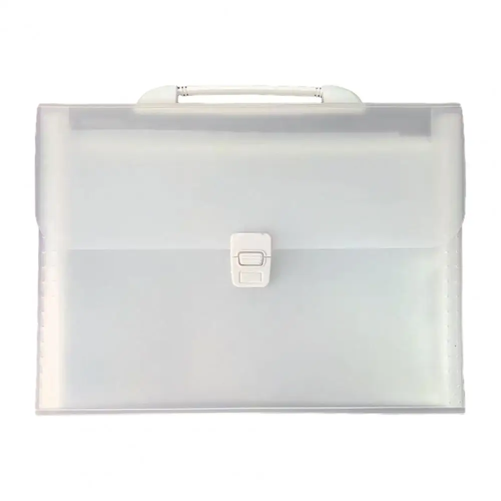 Waterproof File Folder Expanding File Folder with 13 Pockets Waterproof Document Organizer A4 Size Portable File for Office