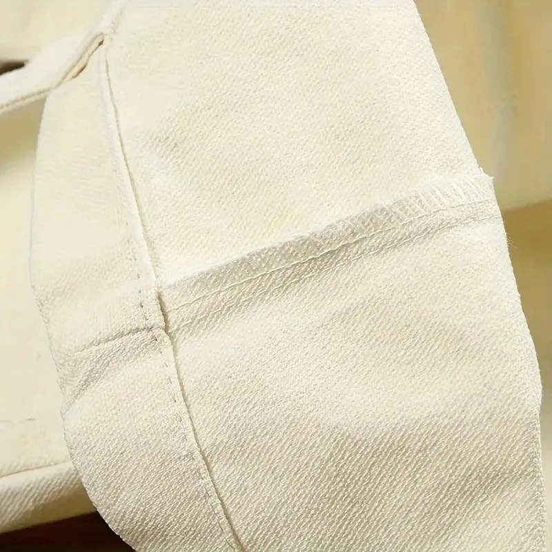 لطيف التعبير المطبوعة حقيبة قماش قنب بسيطة اللوحة سعة كبيرة حقيبة يد قماش يوميا حقيبة كتف واحدة #6