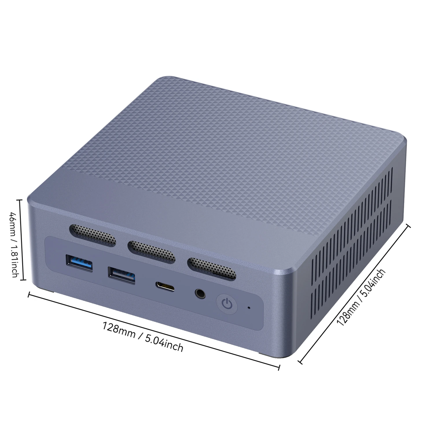 GXMO-Mini PC N9, 8 Go de RAM, 256 Go SSD M.2, mini PC de jeu avec processeur Intel N95, mini PC de bureau, maison, entreprise, ventilateur unique