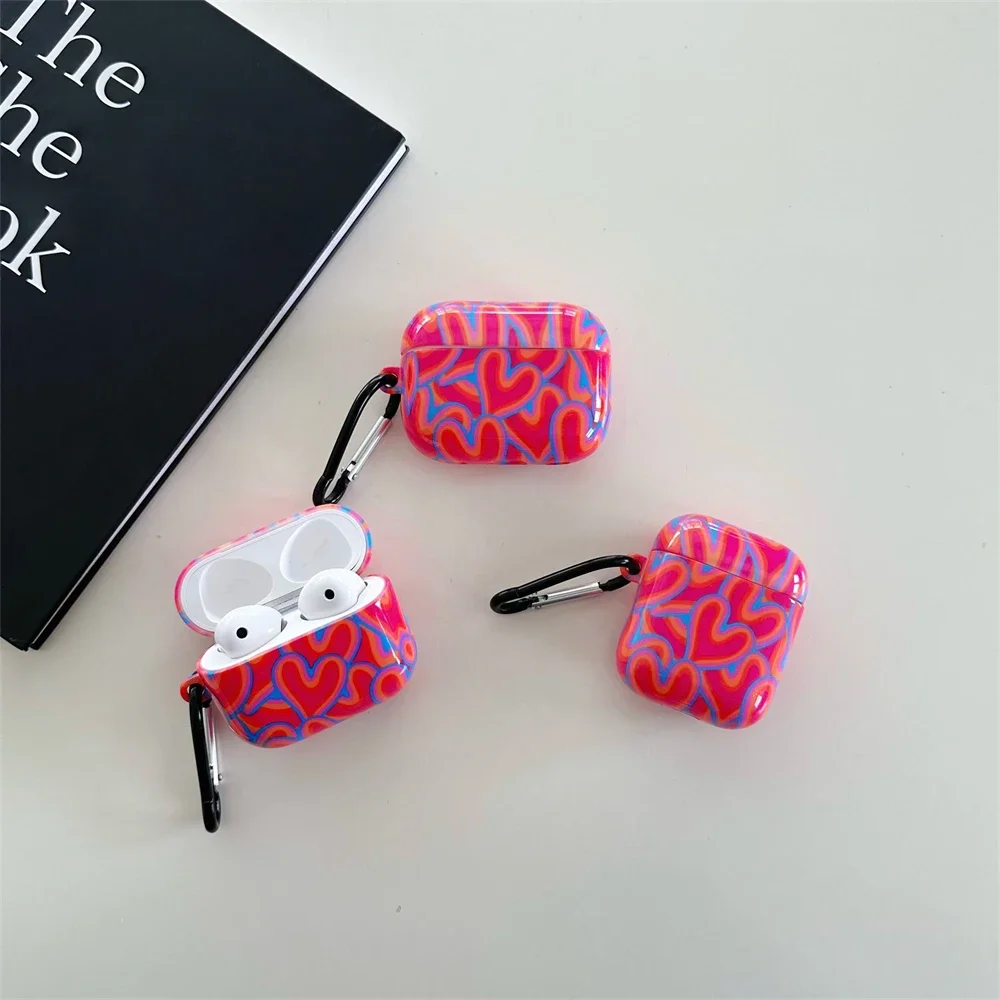 Film Soft Case Full screen love and cuteness Suitable For AirPods 3 2 1 Pro2 Pro Headphone Cover Protective Cover