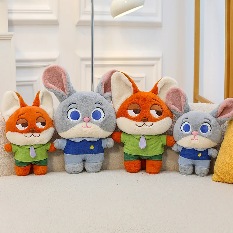 ตุ๊กตาดิสนีย์ ซูโทเปีย 4 แบบ ตุ๊กตากระต่ายจูดี้ ตุ๊กตาสุนัขจิ้งจอกนิค ของเล่นตุ๊กตาขนนุ่ม ตกแต่งห้องนั่งเล่น ของขวัญคริสต์มาสสำหรับเด็ก