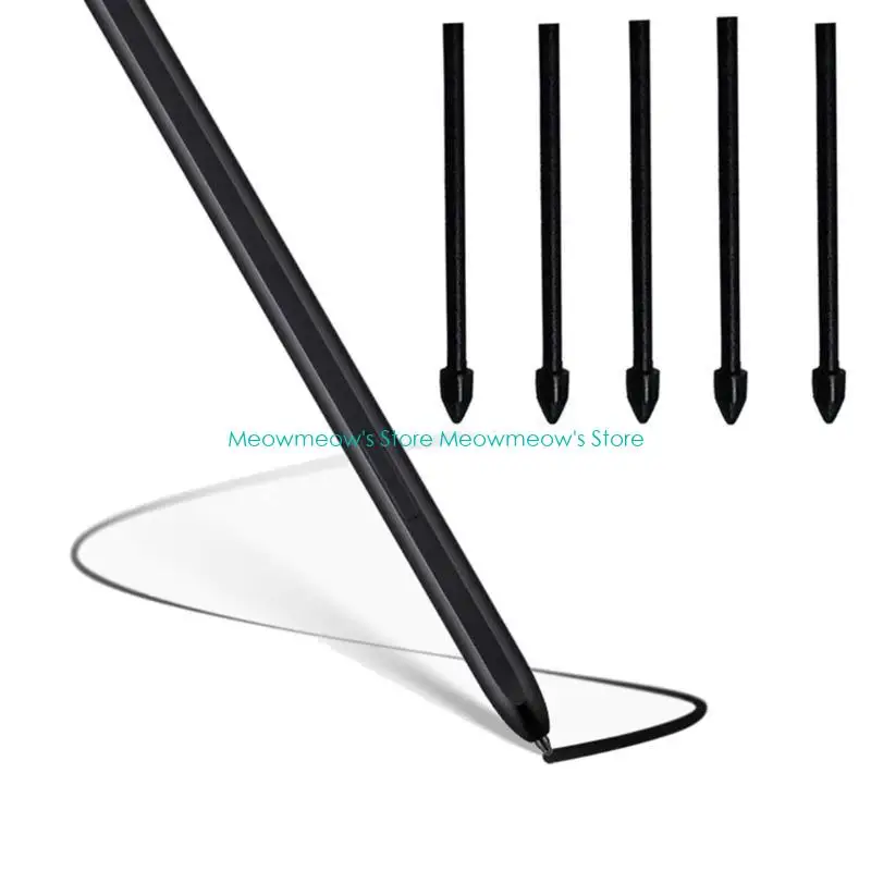 

W91A 5 шт. сменные наконечники для ручек для s9fe/s6lite/s22ultra/s23u запасные наконечники для стилуса улучшают точность письма