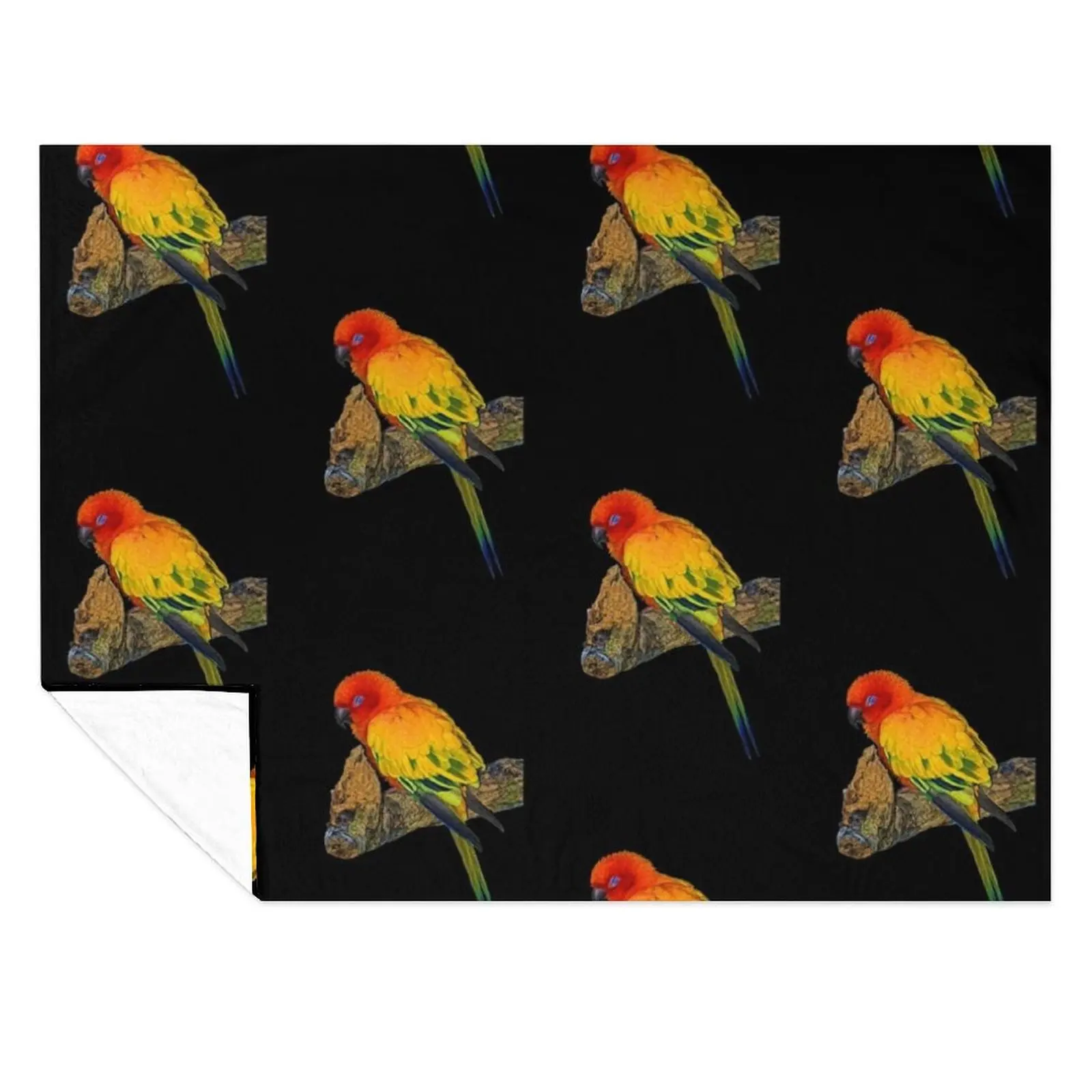 

Sleepy Sun Conure Throw Blanket Large Designers Weighted Camping Blankets
