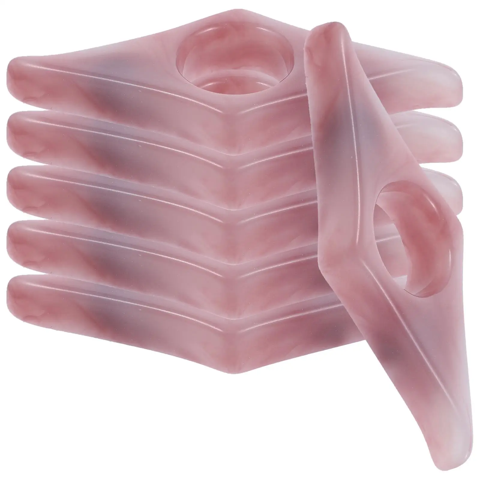 

6 Pcs Book Holder Support Resin Thumb Ring Page Spreaders Purple Practical Reading Accessories Portable Bookmark