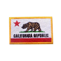 United States California Texas Nevada Virginia Nebrask Orego Alabama State Flag Patch USA Embroidered Flags Patches Appliqued