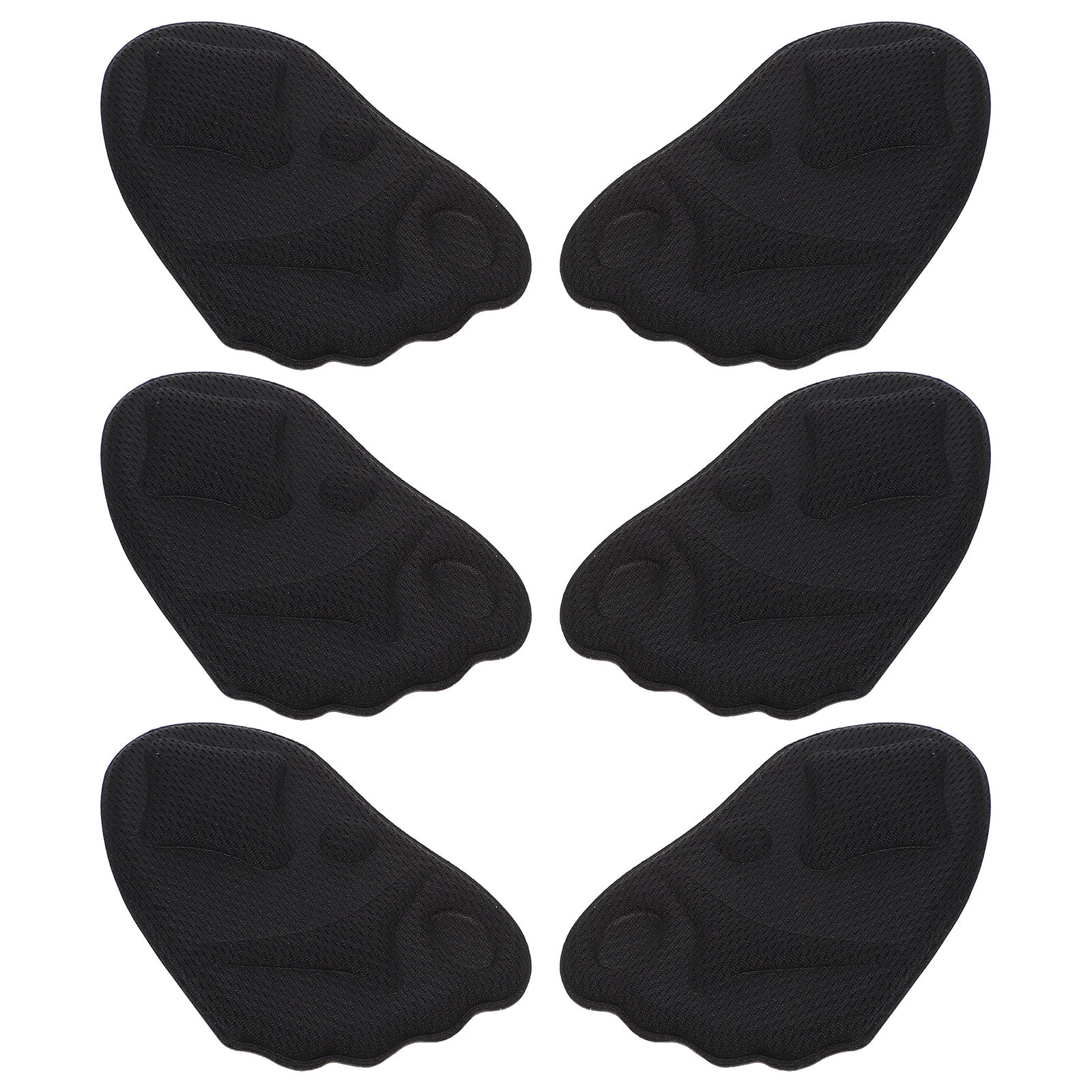 3 أزواج عالية الكعب وسادة القدم وسادة مشط القدم نصف النعل النعال الإسفنج دعم سجادة ضد الإنزلاق تنفس مريحة