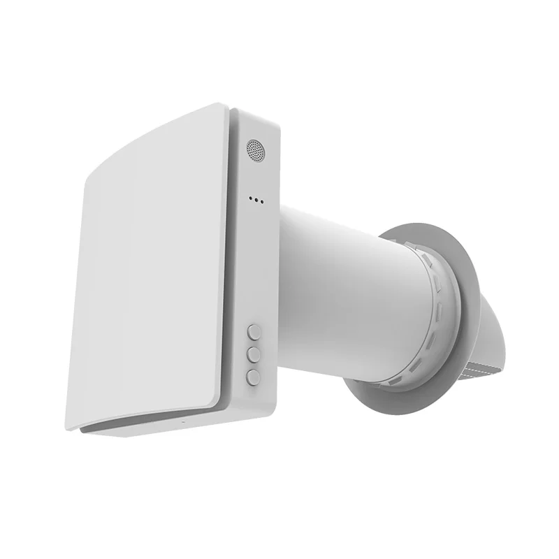 HRV ERV Energy Saving Wall Mounted WIFI Air Recuperator Heat Recovery Ductles Home Ventilation System