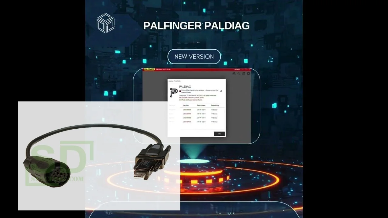 

EPC-SOFTWARE PALFINGER DIAGNOSTIC KIT DEVICE and SOFTWARE (PD)
